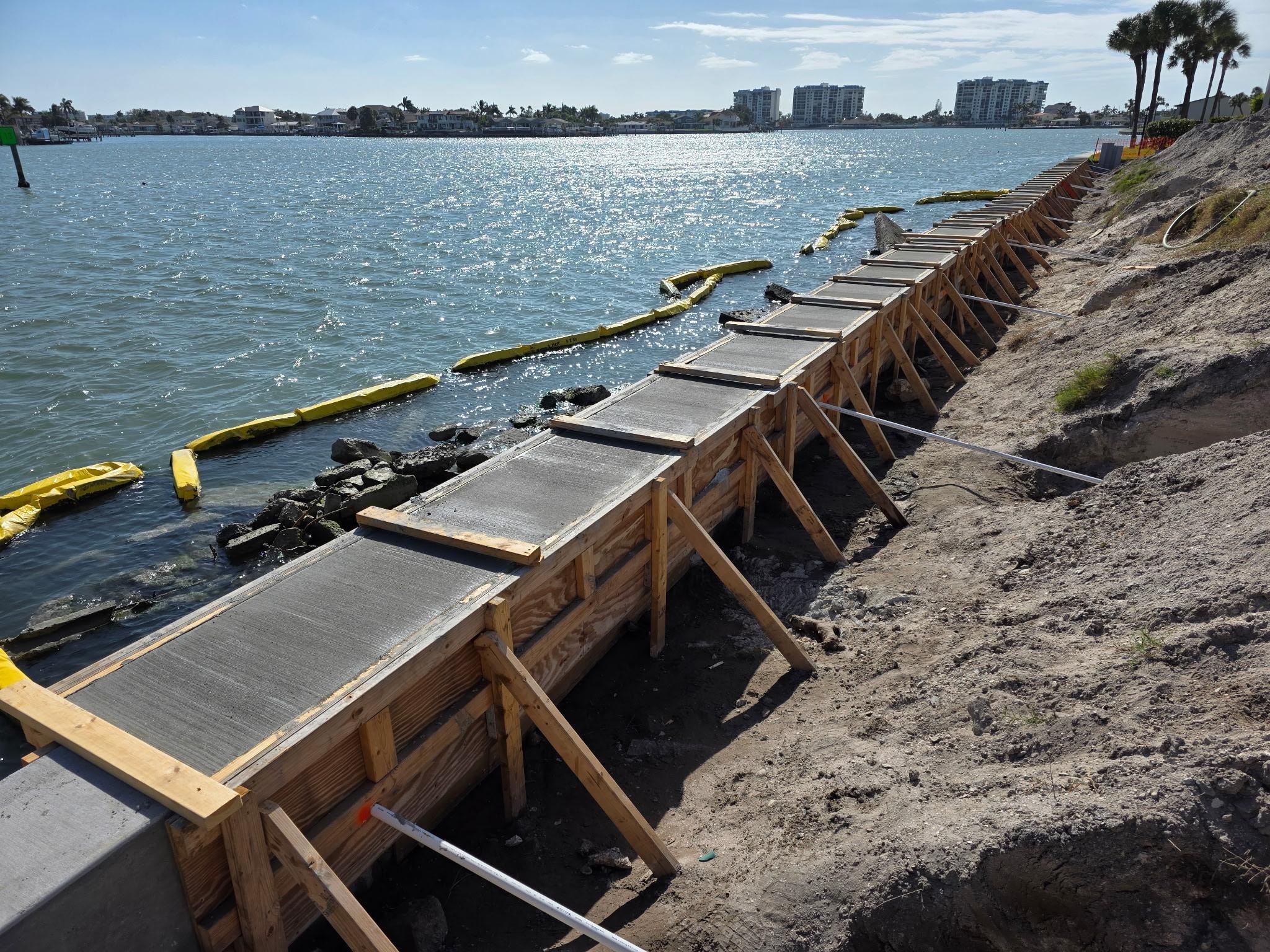 Seawall Construction — Trucore Contracting project